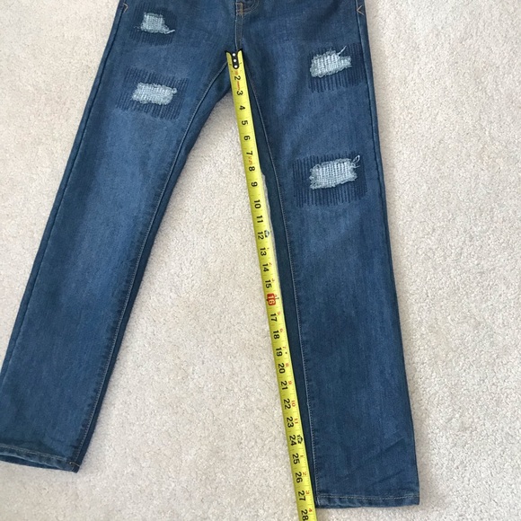 Lucky Brand Boys Billy Straight Jeans with Patches - Picture 11 of 11